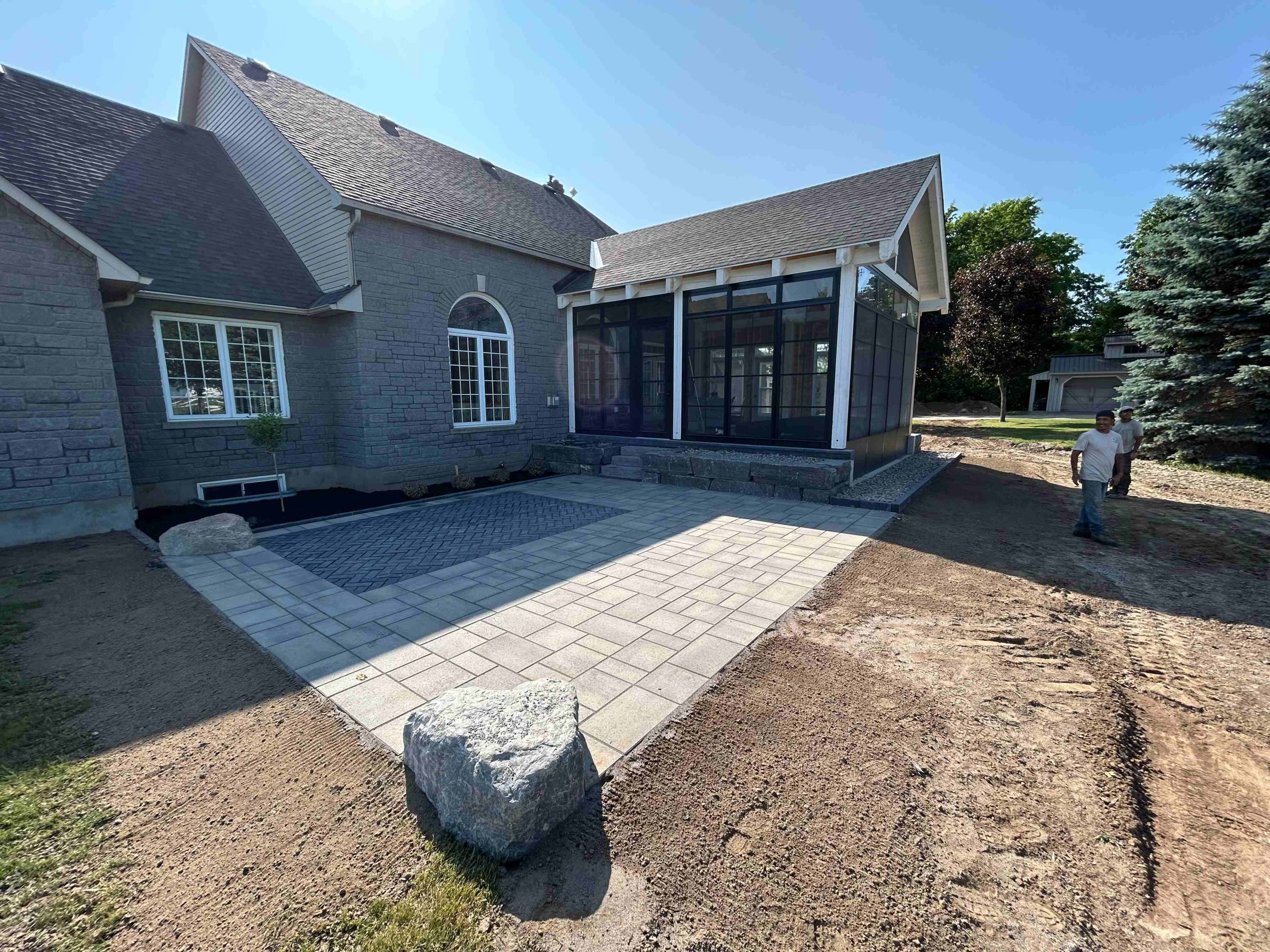 Complete Swimming Pool Installation in Winchester Backyard Swimming Pool Installation by a skilled team in Winchester