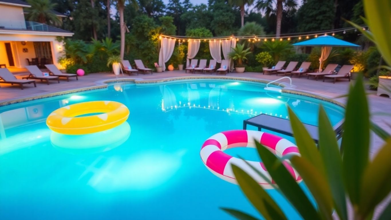 Ottawa swimming pool accessories for a stylish backyard.