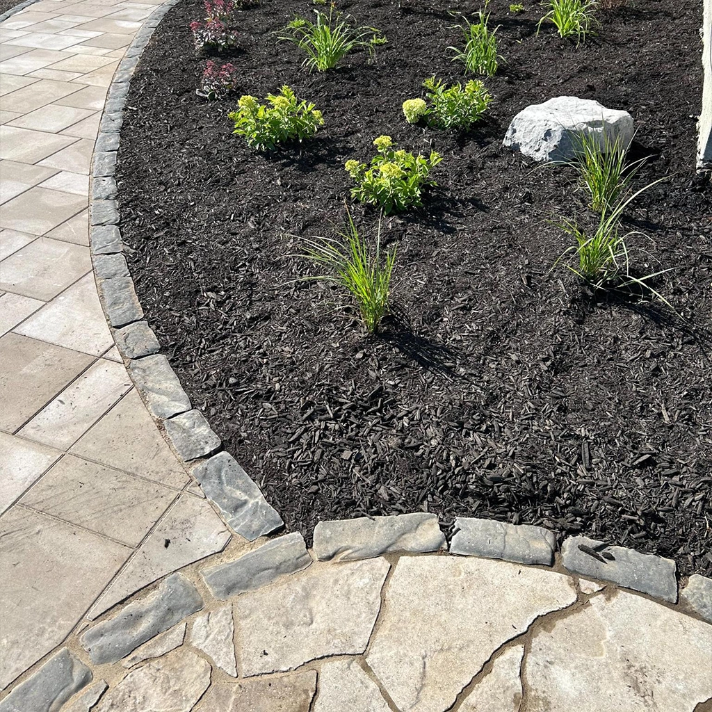 Ottawa outdoor living space with hardscape design by KJ Landscape & Design